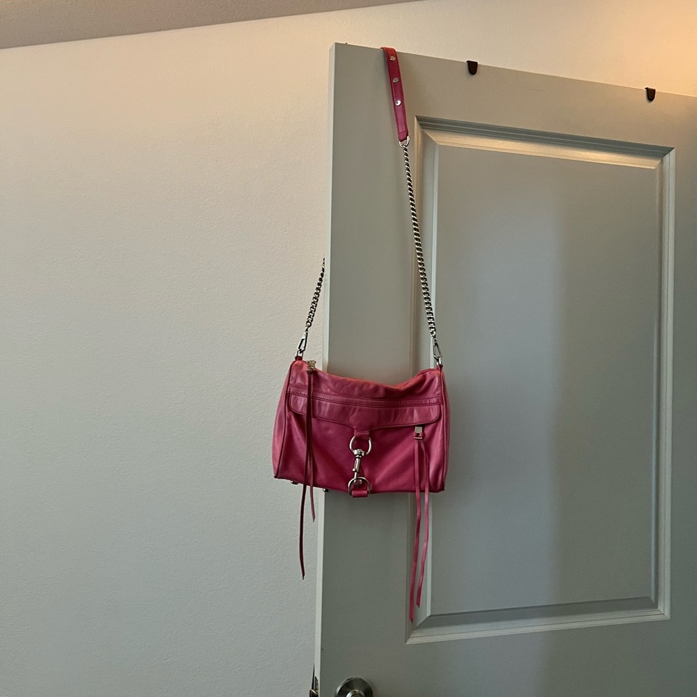 Rebecca Minkoff hot pink crossbody purse